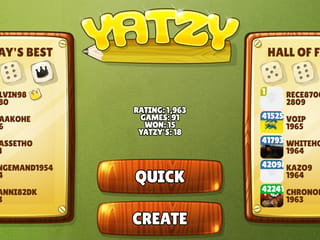 Yatzy screenshot