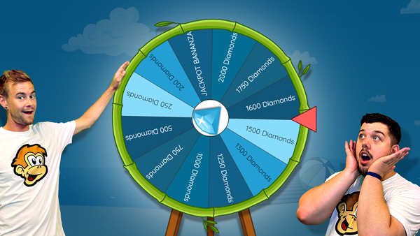 Spielmit LIVE VIP - Mathias dreht Diamanten am Glücksrad